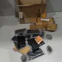 goldenwarm 12 Pack Interior and Exterior Door Hinges, Matte Black Door Hinges 4 inch x 4 inch with 5/8" Radius Corners