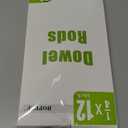 HOPELF 50PCS Bamboo Dowel Rods - 1/4 x 12 Inch, Assorted Hardwood Sticks for Crafts, Cake Dowels & DIY Projects