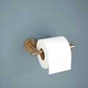 Delta Trinsic (1-Pack) Toilet Paper Holder Champagne Bronze Tissue Roll Holder for Bathroom Organization and Storage Single Post Toilet Tissue Holder Wall Bathroom Accessories 3.31 x 7.00 x 3.31 inches