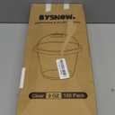 100 Pack 16 oz Clear Plastic Cups with Lids, Disposable Iced Coffee Cups with Sip Lids, Sturdy Plastic Smoothie Cups for Cold Drinks