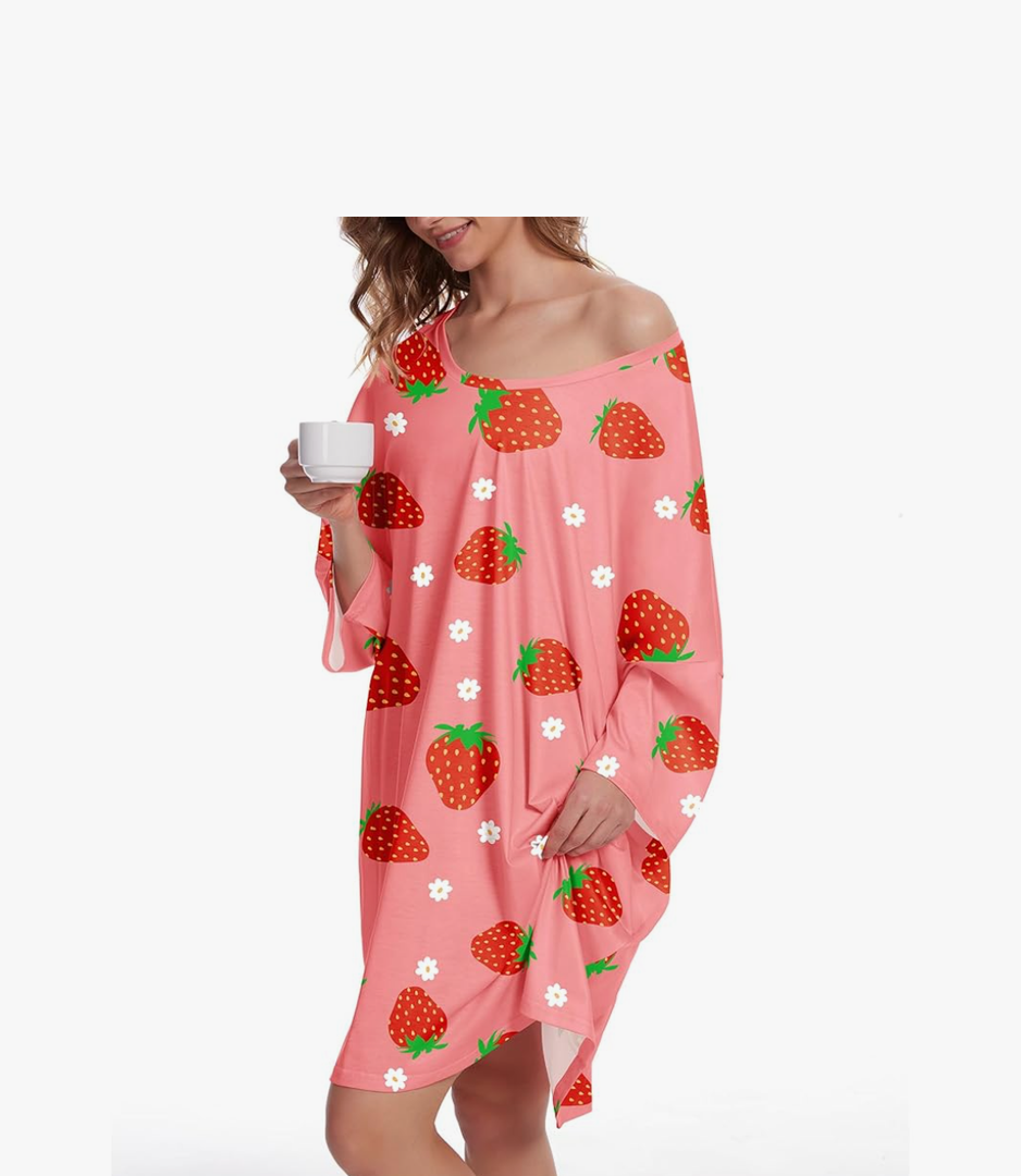 Zando Moo Moos for Women Nightgowns for Women Plus Size Mumus With Pockets Nightgowns & Sleepshirts Pajamas Fit S-5XL