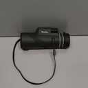 40X60 Monocular Telescope with Smartphone Holder& Tripod, High Power Nitrogen-Filled Monocular for Adults with BAK4 Prism & FMC Lens, HD Monocular Scope for Birdwatching, Hiking, Concert Travelling (Dark Green)