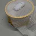 Candy Dish With Lid,gold candy jar,|Snack tray/plate | Decorative service bowl, 50oz Glass Jar with Base | Kitchen & Pantry Storage | Veggie, Snack, Entertaining