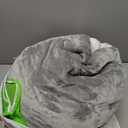 LBRO2M Sherpa Blanket Super Soft Fuzzy Plush Warm Cozy Fluffy Throw Reversible Luxurious Blankets (Queen(90x90 Inches), Grey)