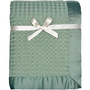 Modern Moments by Gerber Cozy-Soft Unisex Baby Blankets - Multi-use for Baby, Baby Essentials (30" x 40", Green)