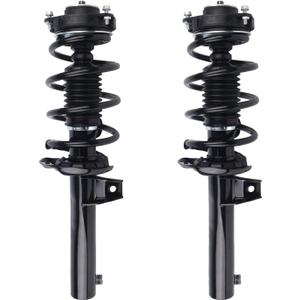 Autoround pair 172311 Front Complete Shock Absorber Compatible with Volkswagen Jetta 2005-2018/ Beetle 2012-2019/ Golf 2010-2014/ Eos 2007-2011, Left & Right Struts with Coil Spring Assembly