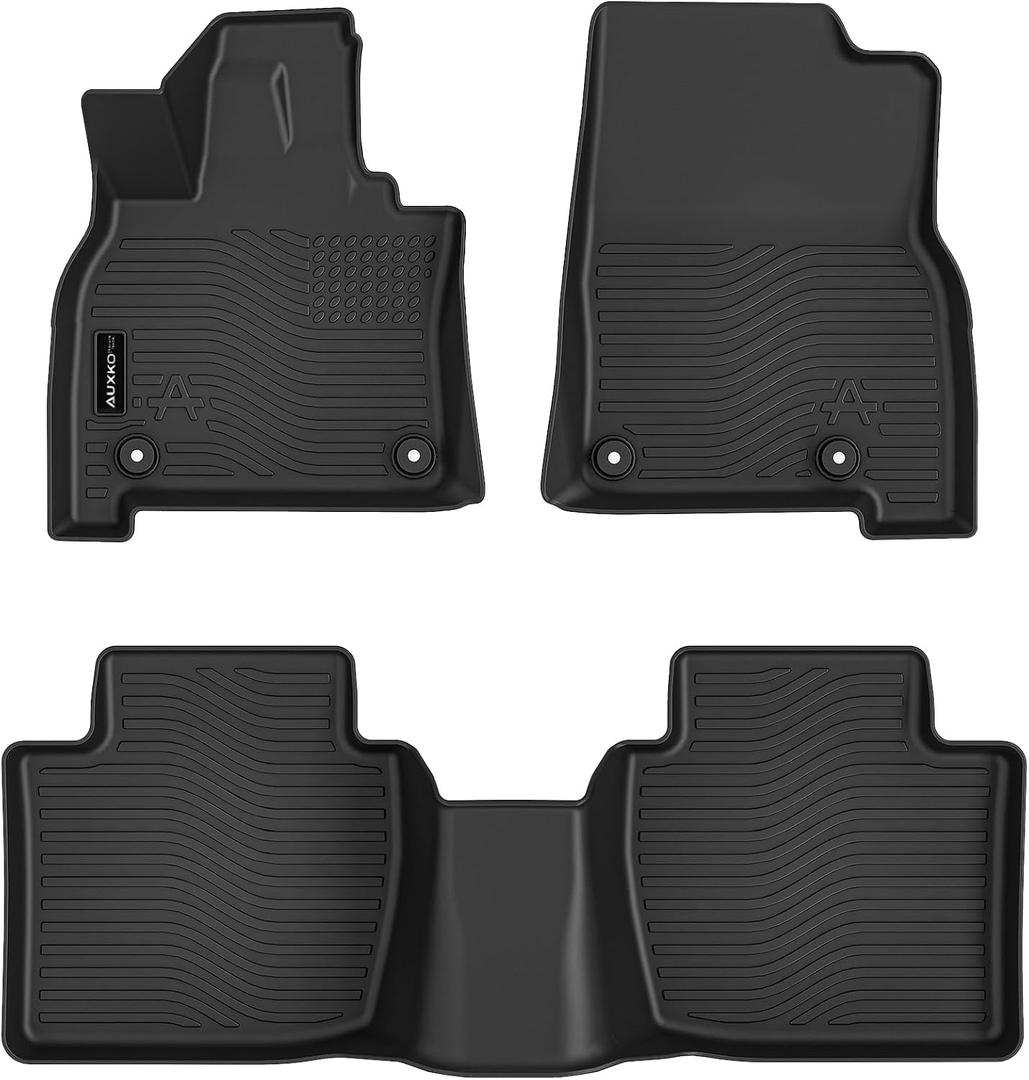 AUXKO All Weather Floor Mats for Mazda CX5 2026 CX-5 | High Wall,All-Weather,All Season,Odorless,Anti Slip,Rain&Salt Resistant,TPE Material,Black,Accessories,Pet Friendly