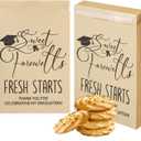 Graduation Candy Bags 100 Pack, 5.1x7.1 Inch Kraft Paper Cookie Graduation Treat Bags with Self-Seal, Grad Party Favors for 2026, Candy Buffet Bags for Congrats Grad, Classroom School Snack Bags