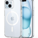 ESR for iPhone 15 Case for MagSafe, Anti-Yellowing, Clear | Ultra Slim, 3X Military-Grade Drop Protection, Magnetic Phone Case, Impact Absorbing, Resists Scratches