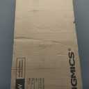 SONGMICS 6 LEDs Lockable Mirror Jewelry Cabinet, 360 Swivel Jewelry Organizer Armoire Standing, Frameless Full-Length Mirror, 3 Storage Shelves, Christmas Gifts, White Surface Black Lining JJC95W