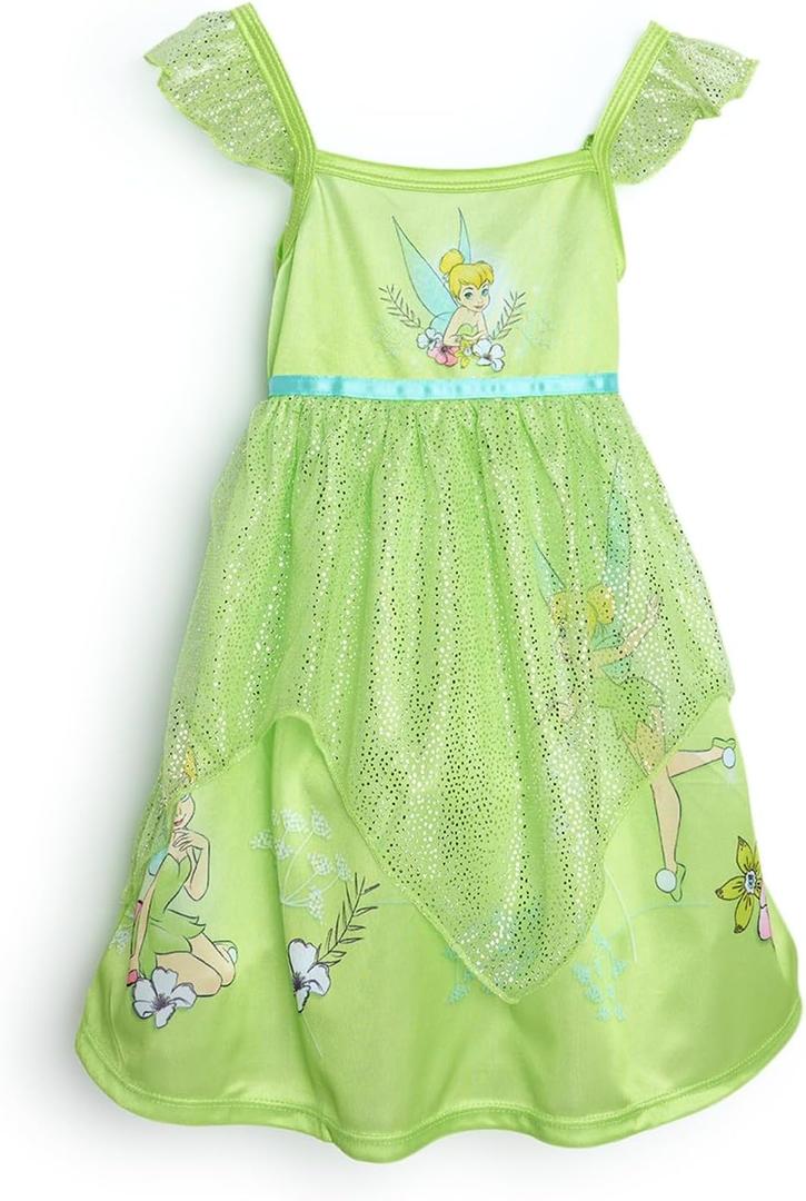 Disney girls Frozen Fantasy Nightgown (2T, Tinkerbell)