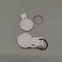 2 Pack Tracker Tags [Apple MFi Certified] Pair with Apple Find My (iOS Only) Bluetooth Air Smart Tags Key Finder Item Locator Waterproof Finder Worldwide Tracking for Pets Wallet Backpack Dogs Luggage (white)