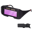 T TOVIA LCD Welding Glasses Safety Protective Solar Powered Auto Darkening Welding Goggles with Adjustable Shade, 2 Sensors Welder Glasses for TIG MIG MMA Plasma
