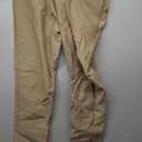 Stylish Conceited Tan Pants with Button Detail XL
