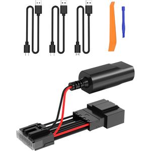 VASTHOME Dashcam Power Adapter (16-Pin Type A) for Ford Vehicles, Compatible with Bronco, Explorer, F150, F250, Mustang, Edge, Fiesta, Expedition, F350, and Flex (5V/2A Output ONLY)