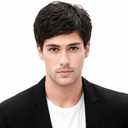 BCHR Men's Wigs,Short Mens Black Wig Layered Natural Hair Costume Halloween Heat Resistant Synthetic Wigs for Men Male