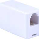 2pcs Power Gear in-Line Coupler, Ideal for Telephones, Answering Machines, Modems, Fax Machines, Caller ID Display, White, 76190