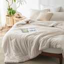 Bedsure Get Cozy Cal King Beige