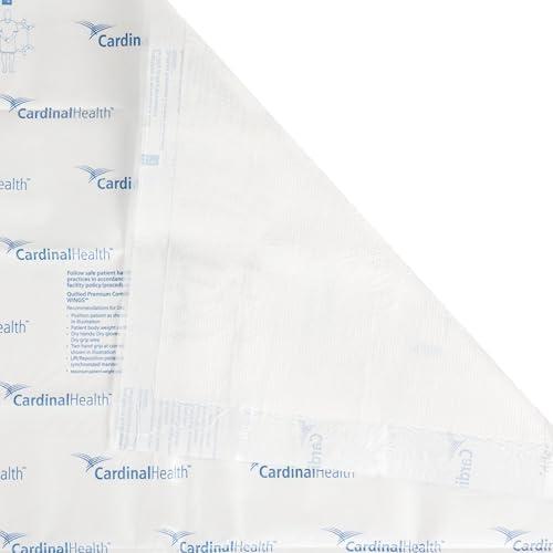 Cardinal Health Quilted Premium Comfort Underpad, Wings Maximum Absorbency, Disposable Incontinence Pads, Protective Bed Pads, Protection Pee Pad, Adults, Elderly, Kids, 30x36IN, 70 Pack