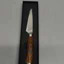 TUO Utility Knife, 5 inch Small Kitchen Knife for Paring & Slicing, with Ergonomic Pakkawood Handle, High Carbon German Stainless Steel - Fiery Phoenix Series