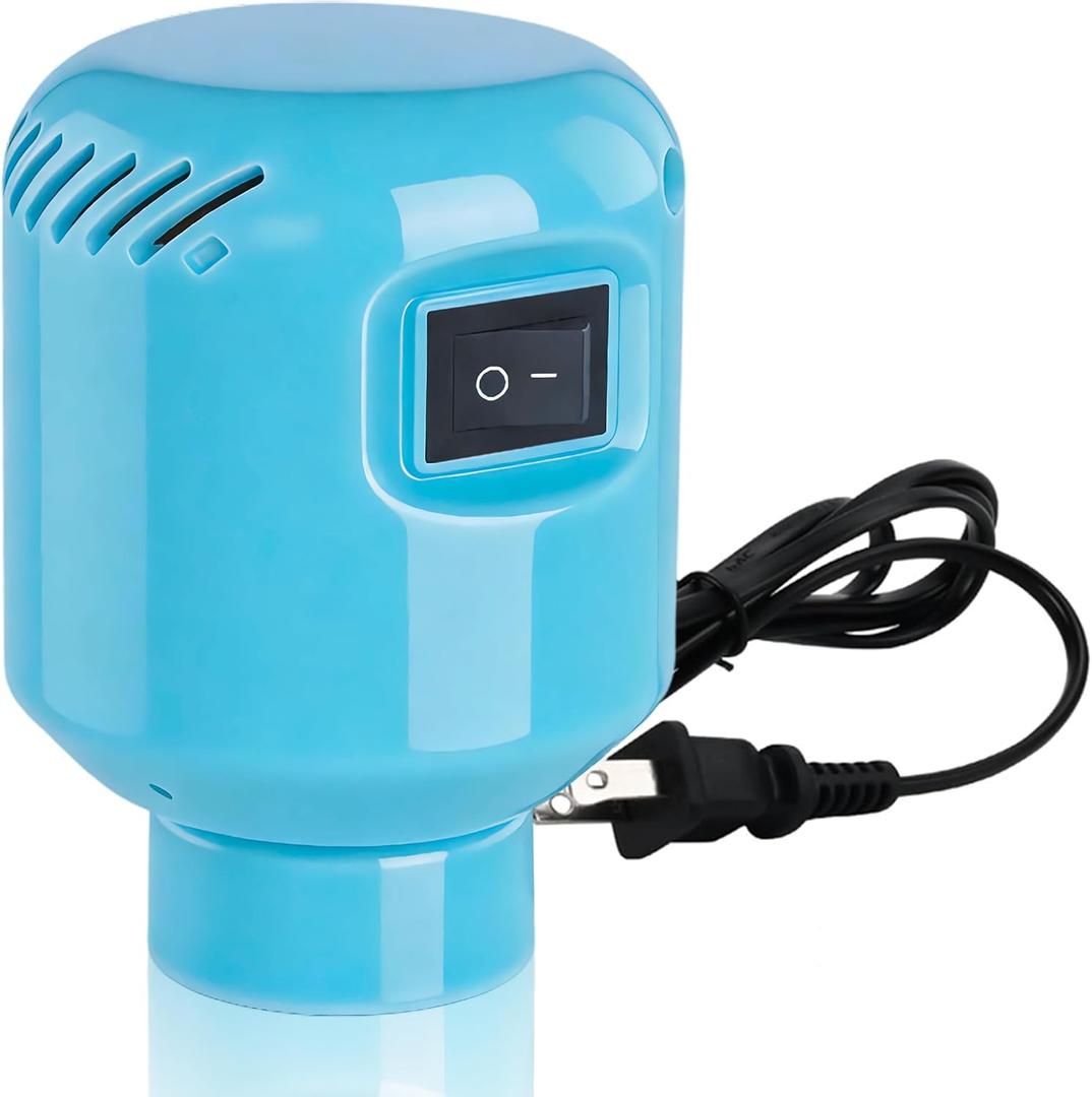 HOTBAG Electric Air Pump for Vacuum Storage Bags, Portable Travel Vacuum Pump Compressing Clothing Vacuum Seal Pump for Various Vacuum Seal Bags Blue(Storage Bag Not Included)