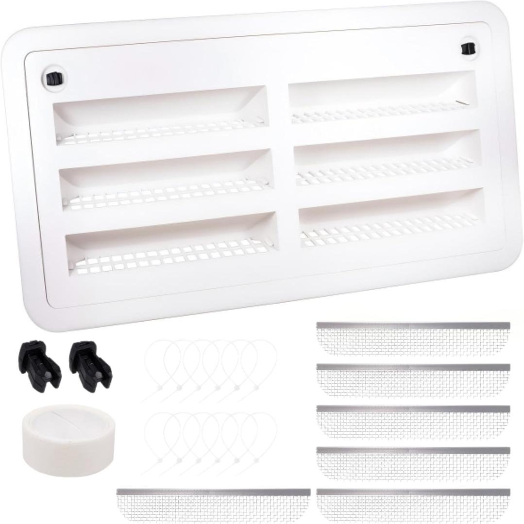 RV Refrigerator Vent Cover Replacement 23-1/8"W x 15" H