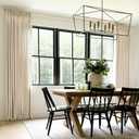 TWOPAGES Pinch Pleated Curtain 90 Inches Long Sand Beige Faux Linen Textured Curtain for Living Room, Lined Light Filtering Drape (1 Panel, 26W x 90L)