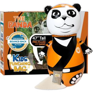 INFLATABLE DUDES Animal -Kids Punching Bag | Already Filled with Sand| Bop Bag | Premium Inflatable Toy | Punching Bag for Kids | Enhanced Bounce-Back Action! | Indoor Outdoor - Party Games
