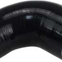 Ucreative 90 Degree Elbow 3.0" to 3.5" (76mm to 89mm) 4-Ply High Performance Coupler Silicone Hose