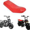 JMCHstore Upgraded New Seat for Motovox MBX10, For Mototec 105cc Mini bike (Red)