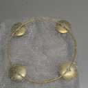 Advent Wreath Candle Holder, Gold Christmas Candle Rings for Taper Candles, Advent Wreath 4 Candle Holder for Christmas Holiday Home Party Church Catholic DIY Decor