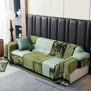 Washable Couch Cover for 3-Cushion Sofas, 71"x134" Modern Anti-Slip Furniture Protector, Pet & Kid Resistant Sofa Cover