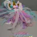 ZeroStage Light Up Unicorn Dress for Girls Halloween Costume Birthday Decorations Princess Outfits Gifts Party LED Tutu (3-4T, Pink With Wings)