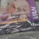 Pilates Kit 13Pcs Home Pilates Essentials Workout Kit with 13" Ring, 10" Ball and Resistance Bands for Women at Home Pilates Equipment Set for Beginners (Medium, pink)