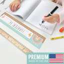 2 x Desk Name Tags for Classroom -25 Student Name Plates for Classroom Kindergarten, Preschool, 1st, 2nd & 3rd Grade, 13x3 Teacher Nameplates for Student Desks, Boho Nametags