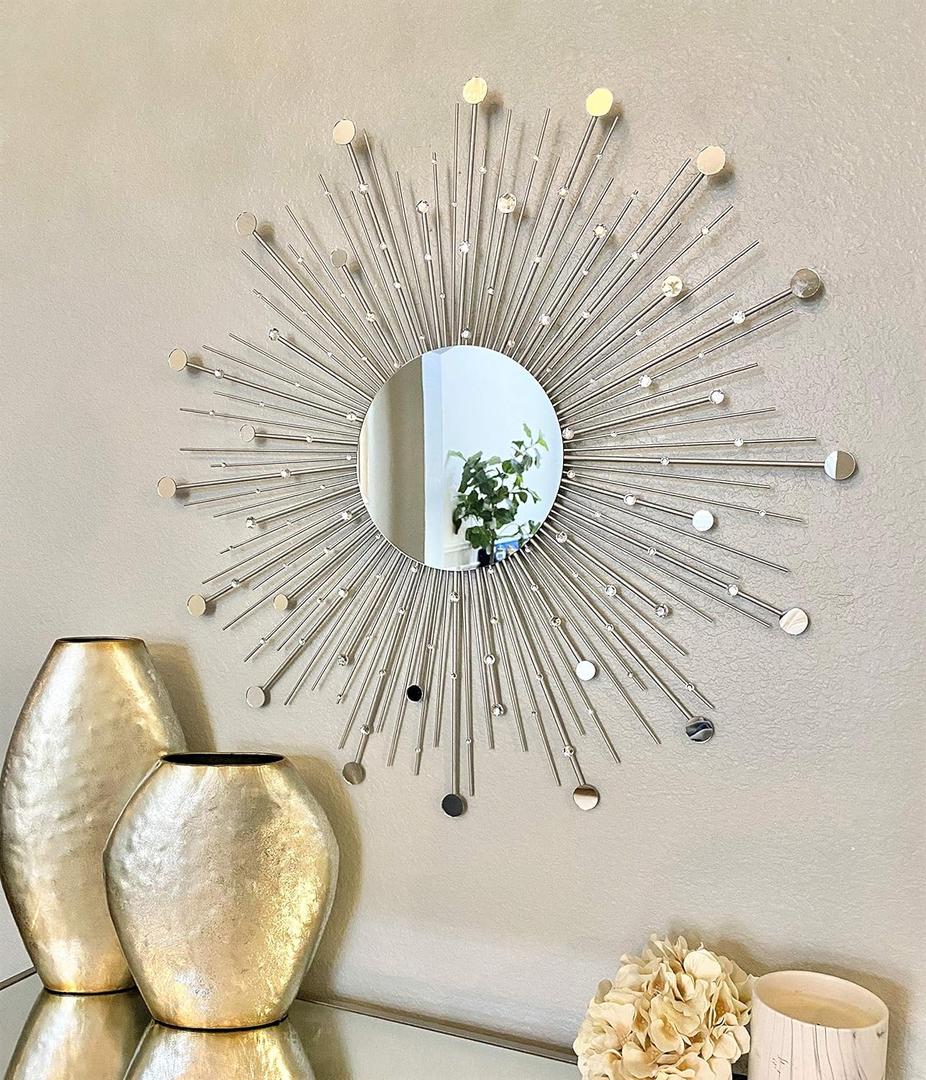 29" Sunburst Mirror, Wall Mirror
