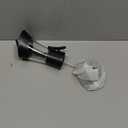 Upgraded Manual Ear Wax Removal Kit, 2-in-1 Water Tank Ear Irrigation Flushing System - Ergonomic Effort-Saving Button, One-Hand Operation, Soft Silicone Tips, Safe & Comfortable for Home Use (Dark Black)