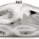 Acrylic Clutch Purse for Women Evening Bag, Irregular Shell Acrylic Purse Box Clutch with Chain for Party Wedding Prom