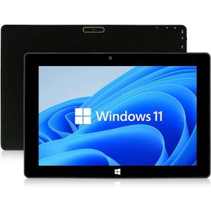 10.1" Windows Tablet Touchscreen Tablets Computer 6GB RAM 128GB ROM, 2.4G+5G WiFi, Intel Processor, USB 3.0, Micro HDMI, 6000MAH Battery, Dual Cameras, Bluetooth 5.0