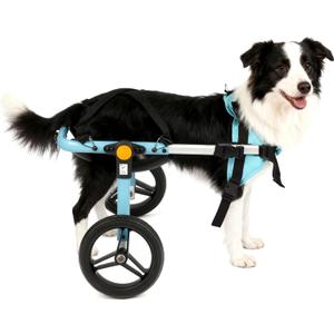 TailWaggers Dog Wheelchair for Back Legs | Adjustable Mobility Aid | All-Terrain Wheels (26-69lbs,15-22")