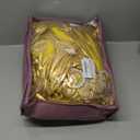 Pack of 100 Spandex Metallic Gold Chair Sashes Gold Chair Bows for Wedding Decorations Without White Covers