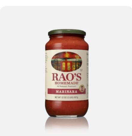 Rao's Homemade Specialty Foods Marinara Sauce, 32 oz - Case of 6 BB Date: 04/08/28