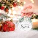 Retirement Christmas Ornament 2025, First Christmas Retired Ornament 2025, Retirement Gifts for Women 2025, 2.9" Ceramic Retired Gifts Keepsake