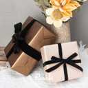 2 x Ribbli Polyester Black Velvet Ribbon,3/8 Inch,10-Yard Spool,Use for Choker,Gift Wrapping,Floral Bouquets, Boutonnieres