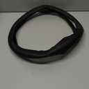 Steering Wheel Cover for Tesla Model 3 (2017-2023) / Model Y (2020-2024),Anti-Slip,Comfortable Grip, Breathable,Customized for Tesla Model 3/Y Accessories,Nappa Black