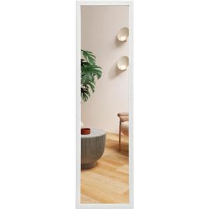 LFT HUIMEI2Y Door Mirror Full Length, Wall-Mounted Mirror White 50" x14"
Door Hanging Mirror with Engraving Frame for Bedroom, Living Room, Dressing Room, Hallway