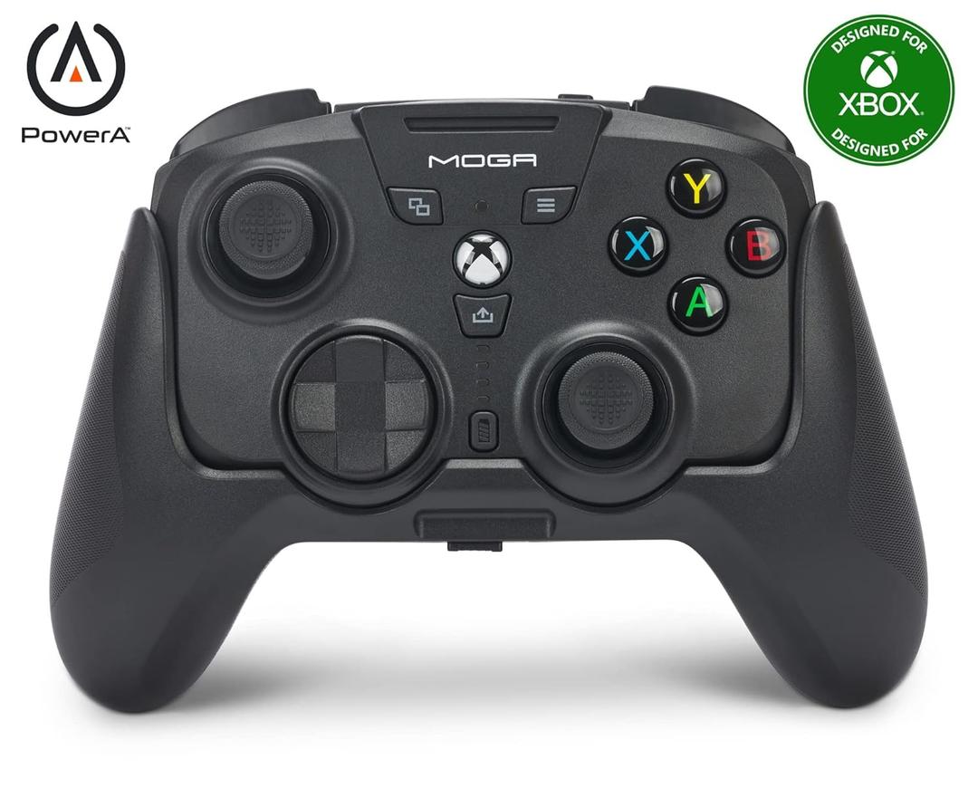 PowerA XP-ULTRA Wireless Controller for Xbox Series X|S - Firmware update via App fixes WL disconnect, Officially licensed, mini-pad + grip, works on Xbox One, Windows 10/11, Android Mobile, and Smart TVs, Xbox Wireless, Game Pass Ultimate Trial, 60-Hr Battery