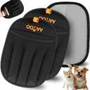 2PCS Pet Hair Removal Gloves, Large, Black