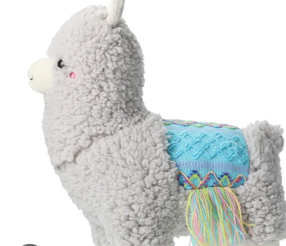 standing llama plush stuffed
