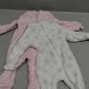 Hudson Baby baby-girls Plush Jumpsuits (3-6 Months, Snowflakes)